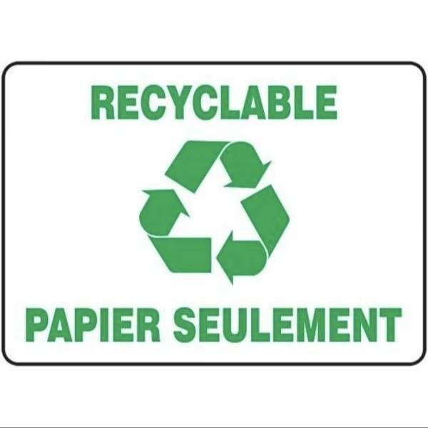 Accuform 10 in W, 7 in H, Aluminum FRMRBH965VA - main